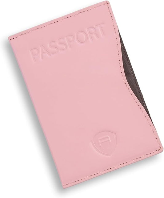 Alban RFID Passport Holder Women Men RFID Blocking Travel Passport Wallet Case Genuine Leather Passport Cover porta pasaporte