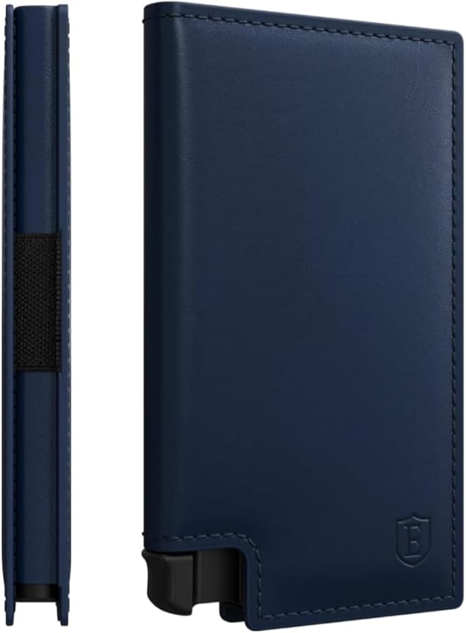 Ekster - Parliament Pop Up Minimalist Wallet for Men - Mens Wallets Leather - RFID Blocking Card Holder Wallet with Push Button and Card Ejection - Leather Wallet - Easy Access
