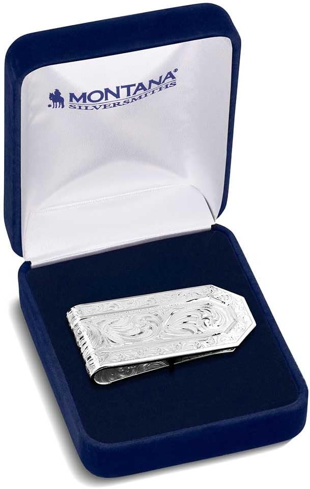 Montana Silversmiths Made in the USA Western Lifestyle Money Clip (Out West)