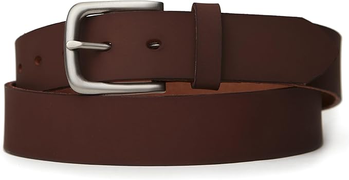VATAN Men's Full Grain Leather Casual Every Day Jeans Belts, Handmade Men Leather Belt with Gift Box