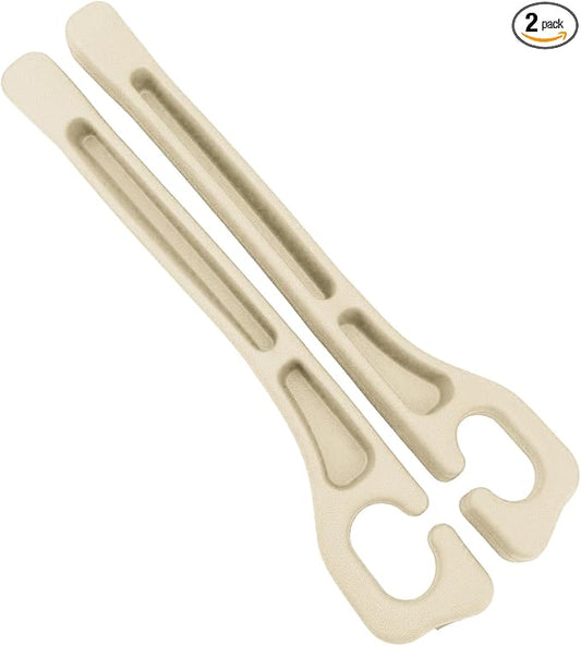 Penitue 2pcs Car Seat Gap Filler, No Drop Guard Universal Gap Organizer Between Seat and Console Prevents Phone Keys Cards Falling (Beige)