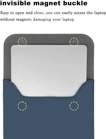 MOSISO Laptop Case 13.3 inch, 13-13.3 inch Laptop Sleeve Compatible with MacBook Neo 13 A18 Pro A3404 /Air 13/Pro 13/Pro 14 M5 M4 M3 M2 M1, Faux Suede Leather Case with Small Bag, Peacock Blue