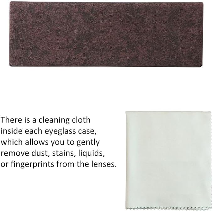 VisionGlobal Hard Shell Eyeglass Case for Eyeglasses and Sunglasses for Men/Women and Kids