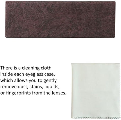 VisionGlobal Hard Shell Eyeglass Case for Eyeglasses and Sunglasses for Men/Women and Kids