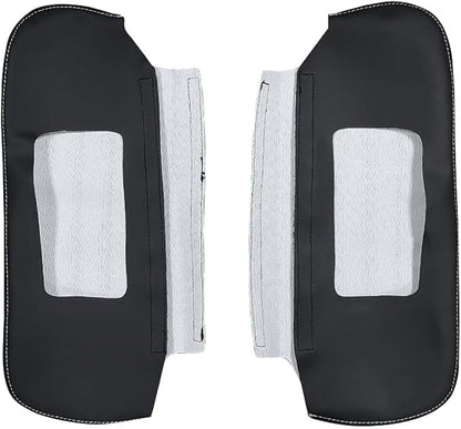 Black Car Sun Visor Cover, Left & Right Side Sun Visor Skin Pair Fits for Chevy Camaro 1993-2002, for Firebird 1993-2002 (Skin Only)