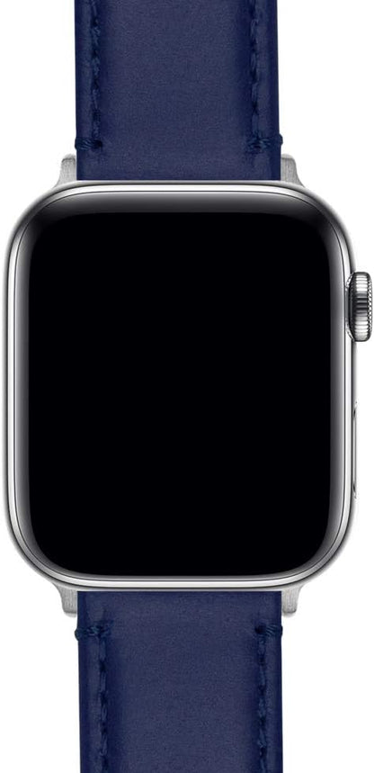 BARTON WATCH BANDS - Top Grain Leather Watch Bands Compatible with Apple Watch Models - 1, 2, 3, 4, 5, 6, 7, 8, 9, 10, SE, Ultra & Ultra 2
