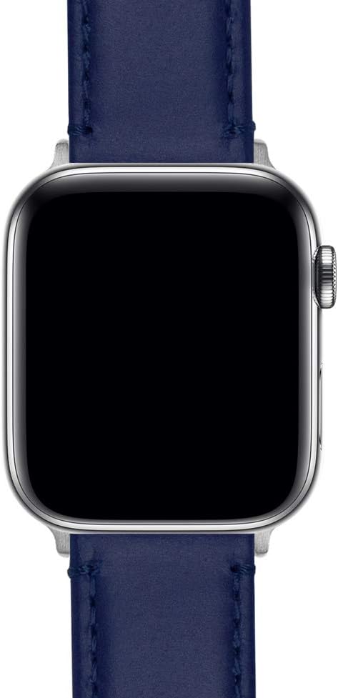 BARTON WATCH BANDS - Top Grain Leather Watch Bands Compatible with Apple Watch Models - 1, 2, 3, 4, 5, 6, 7, 8, 9, 10, SE, Ultra & Ultra 2