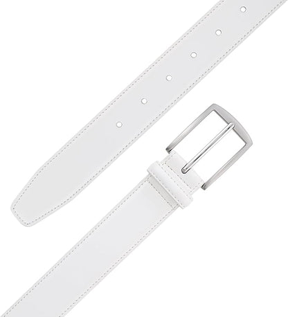 KM Legend Mens Leather Dress Belt for Work Business and Casual
