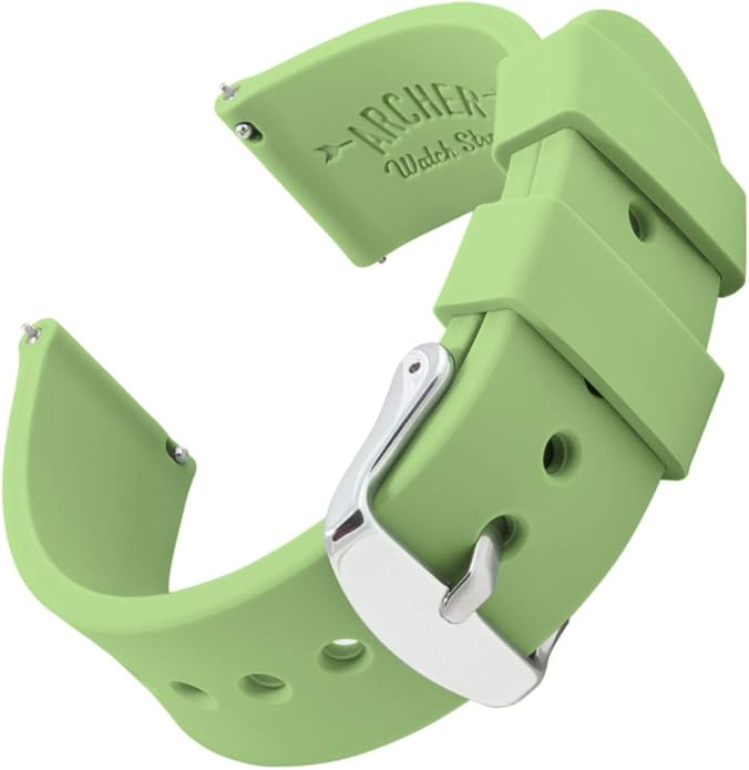 Archer Watch Straps - Soft Silicone Quick Release Watch Bands