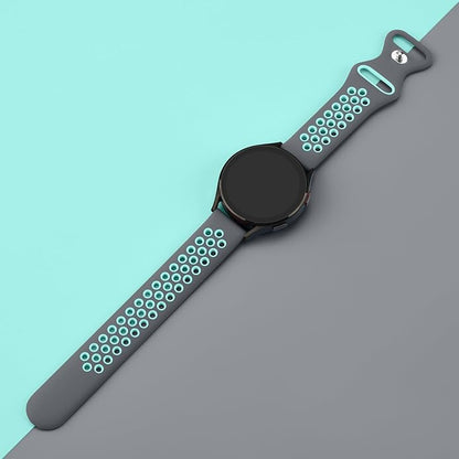 Meliya 20mm 22mm Watch Bands Quick Release Replacement Wristband, Soft Silicone Bands Breathable Sport Replacement Straps for Men Women