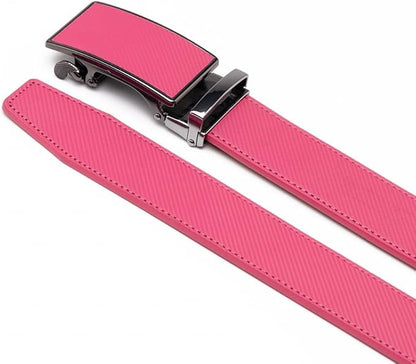 Fabio Valenti Mens Belt,Ratchet Belt Dress with 1 3/8" Genuine Leather with Easier Adjustable Buckle, Trim to Fit