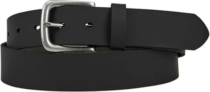 VATAN Men's Full Grain Leather Casual Every Day Jeans Belts, Handmade Men Leather Belt with Gift Box