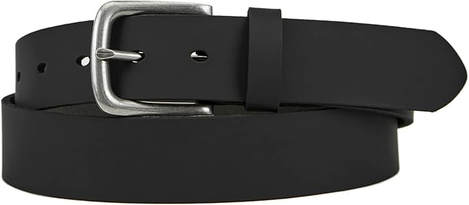 VATAN Men's Full Grain Leather Casual Every Day Jeans Belts, Handmade Men Leather Belt with Gift Box