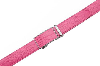 Fabio Valenti Mens Belt,Ratchet Belt Dress with 1 3/8" Genuine Leather with Easier Adjustable Buckle, Trim to Fit