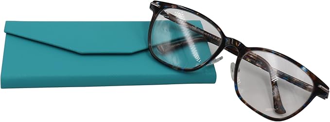 Real Sic Glasses Case for Men and Women - Magnetic Folding Hard Shell Sunglass Holder - Inspired by Solid Color