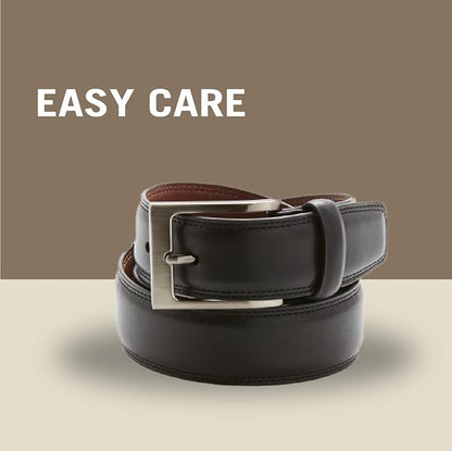 Perry Ellis Men's Portfolio Timothy Leather Belt (Available in Big & Tall)