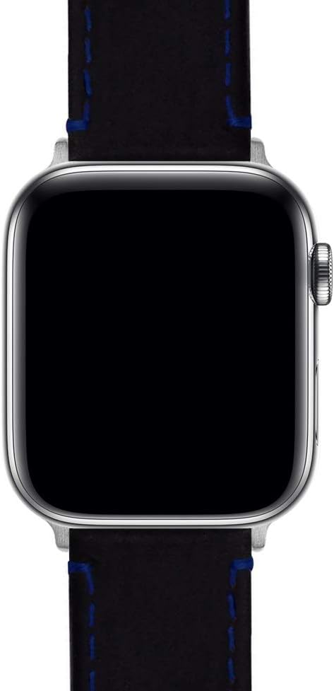 BARTON WATCH BANDS - Top Grain Leather Watch Bands Compatible with Apple Watch Models - 1, 2, 3, 4, 5, 6, 7, 8, 9, 10, SE, Ultra & Ultra 2