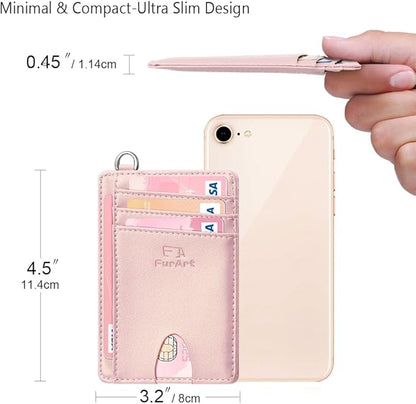 FurArt Slim Minimalist Wallet, Front Pocket Wallets, RFID Blocking, Credit Card Holder for Men