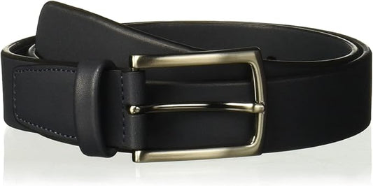 Perry Ellis Men's Tubular Leather Dress Belt