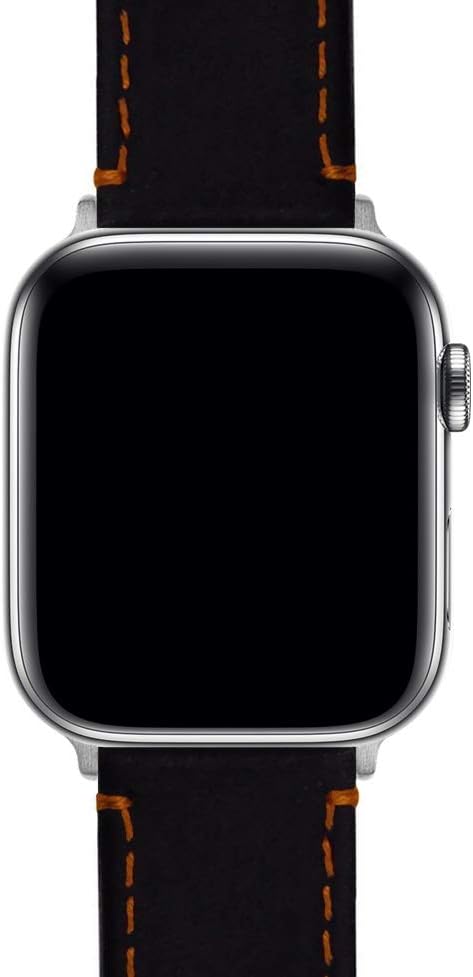 BARTON WATCH BANDS - Top Grain Leather Watch Bands Compatible with Apple Watch Models - 1, 2, 3, 4, 5, 6, 7, 8, 9, 10, SE, Ultra & Ultra 2