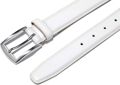 KM Legend Mens Genuine Leather Dress - Classic & Fashion For Work Business And Casual Belt
