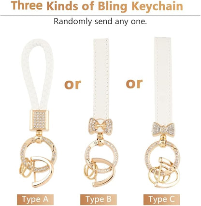 PIFOOG for Mercedes Key Fob Cover TPU Key Case Soft Car Keys Protector Fit Mercedes Benz AMG C E M S CLS CLA GLK GLA GLC GLE Smart Remote Key Keychain Girly Women White Gold