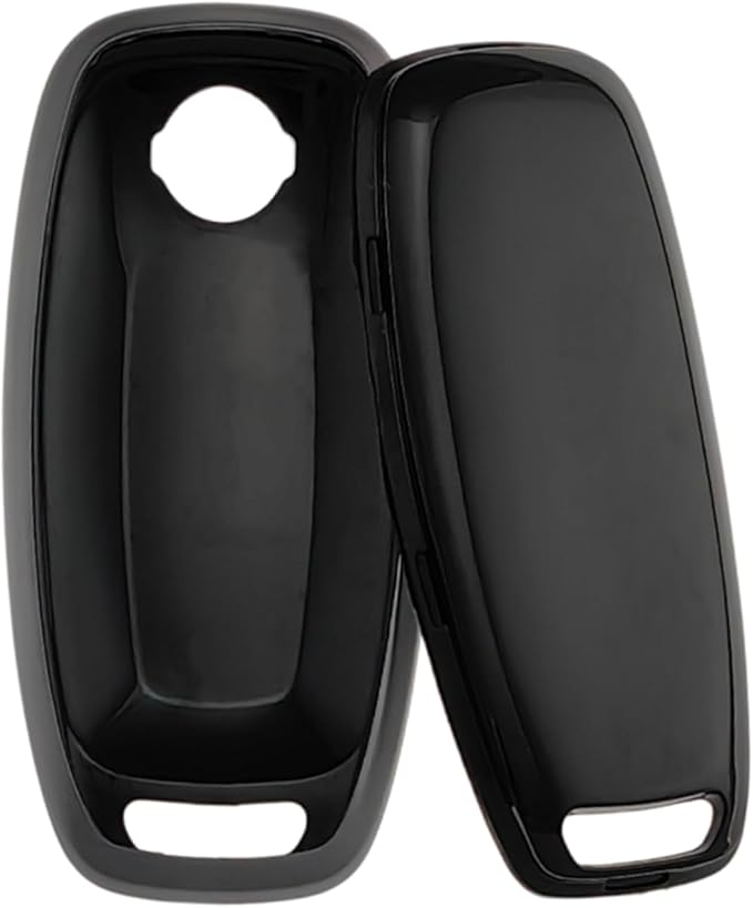 REPROTECTING TPU Key Fob Cover Compatible with Nissan Pathfinder Rogue Kicks (Matte Black/Matte Black, 3 Buttons/TPU)