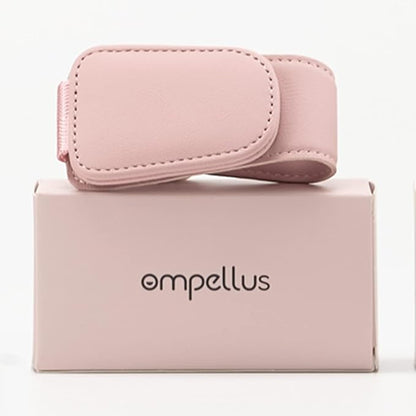 Magnetic Leather Sunglass Holder, Eyeglass Hanger Clip for Car Sun Visor, Suitable for Different Size Eyeglasses(Pink, 1 Pack)