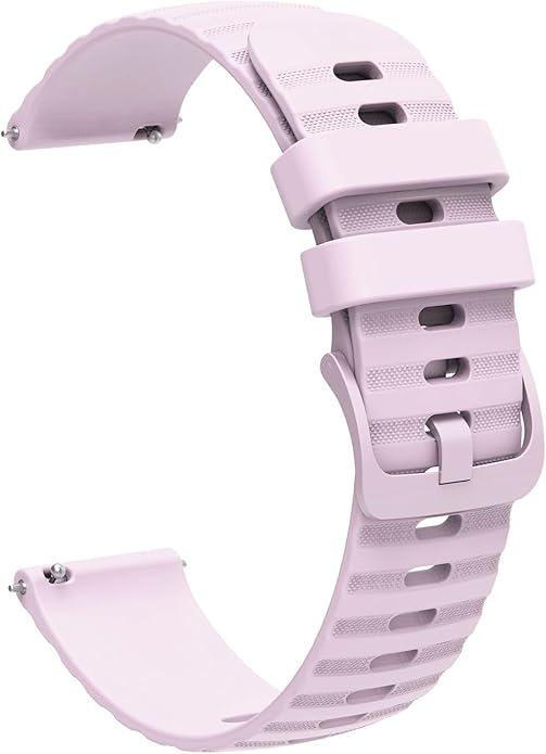 FanTEK Compatible with 18mm 20mm 22mm Watch Bands Quick Release Replacement Wristband, Silicone Sport Bands for Men Women