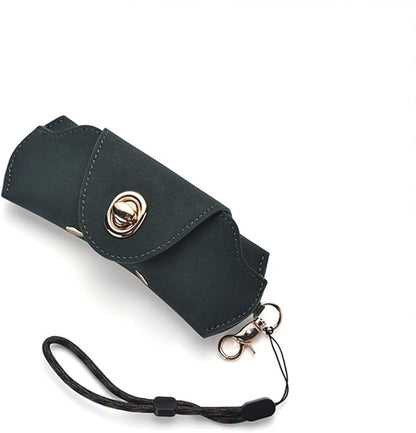 Vintage Leather Sunglasses Case, Portable Protective Case for Glasses Unisex Glasses Pouch Spectacles Organizer