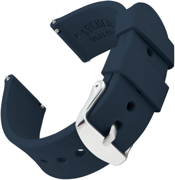 Archer Watch Straps - Soft Silicone Quick Release Watch Bands