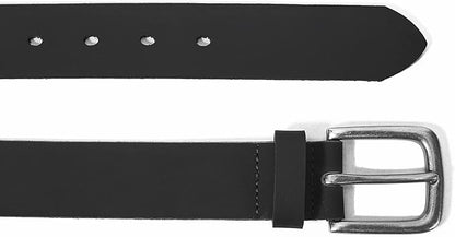 VATAN Men's Full Grain Leather Casual Every Day Jeans Belts, Handmade Men Leather Belt with Gift Box