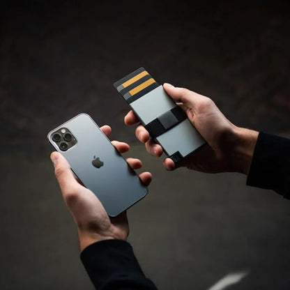 Ekster Aluminum Cardholder Wallet for Men | Metal Wallets with RFID Blocking Layer | Slim & Minimalist Aluminum Wallet with Push Button for Quick Card Access