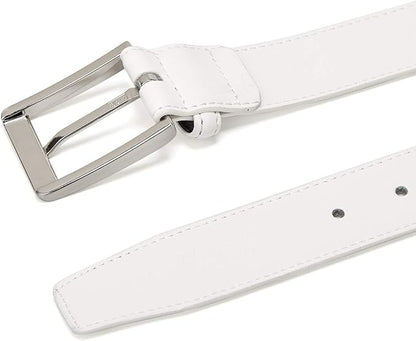 XOUXOU Men's Casual Leather Jeans Belts Classic Work Business Dress Belt with Prong Buckle for Men