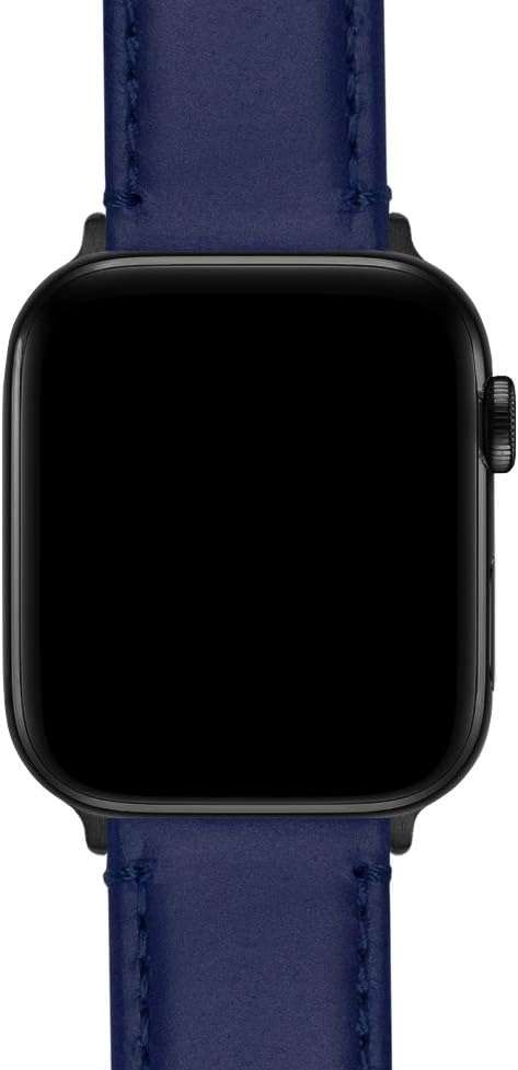 BARTON WATCH BANDS - Top Grain Leather Watch Bands Compatible with Apple Watch Models - 1, 2, 3, 4, 5, 6, 7, 8, 9, 10, SE, Ultra & Ultra 2