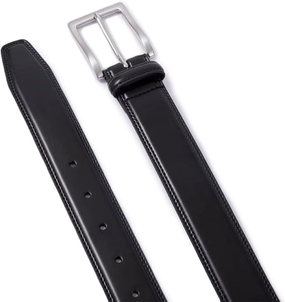 Fabio Valenti Genuine Leather Dress Belts For Men - Mens Belt For Suits, Jeans, Uniform With Single Prong Buckle