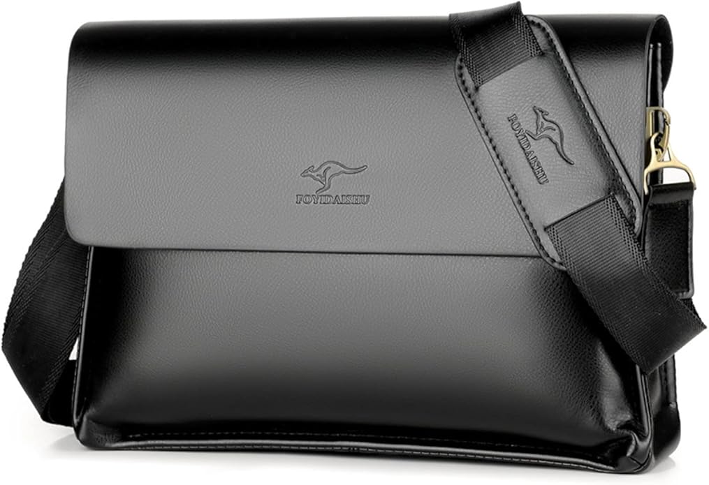 Mens Crossbody Bag, Leather Messenger Shoulder Bag for Women Men Purse Travel Work Business | Leather, Messenger, Purse, Travel, Work, Business