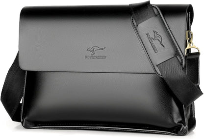 Mens Crossbody Bag, Leather Messenger Shoulder Bag for Women Men Purse Travel Work Business | Leather, Messenger, Purse, Travel, Work, Business