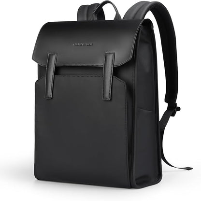 MARK RYDEN Slim Laptop Backpack for Men – Stylish Leather Commuter Business Backpack, 20L Water-Resistant 15.6 Inch Computer Bag with Magnetic Clasp, Lightweight Daypack for Office, Travel & Daily Use