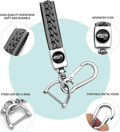 Creativity Suitable For BMW key fob cover. Advanced soft TPU key box is compatible with X1 X3 X4 X5 X6 1 2 4 5 6 7 M3 M5 M6 GT3 GT5 G30 F10 F15 F16 F20 key (Type A Silver Key Case + key chain set)