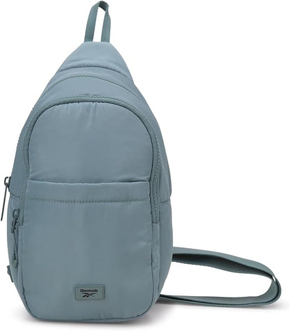 Reebok Unisex Crossbody Sling Bags – Compact Convertible Strap Cross Body Bag Travel Sling Bag - Gym & Travel Essential, Thea II Trellis