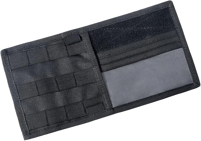 Car Molle Visor Panel Organizer, Car Sun Visor Organizer Tactical Storage Holder Pouch, Nylon Sunshade Pocket with Velcro Strap for Pen Card Sunglass, Visor Accessories for Car SUV Truck