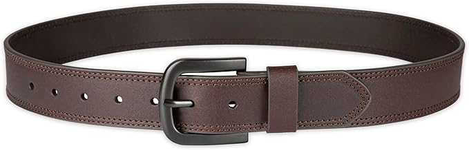 Dickies mens Genuine Leather Belt – Durable Casual Style, Regular & Big and Tall Sizes