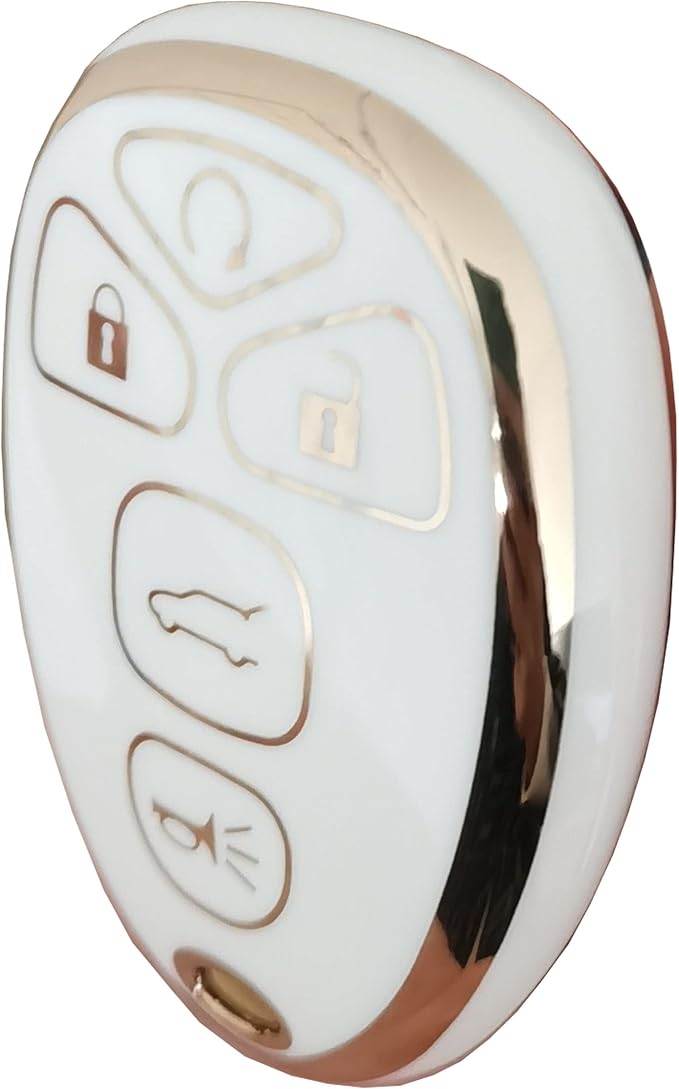 for Chevrolet Key Fob Cover Fit for Chevy Suburban Tahoe Traverse Buick Enclave Cadillac Escalade GMC Yukon