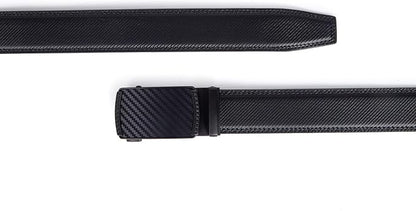 VATAN Men's Belt Leather Ratchet Belt for Men Dress Casual Every Day with Adjustable Buckle, Trim to Fit