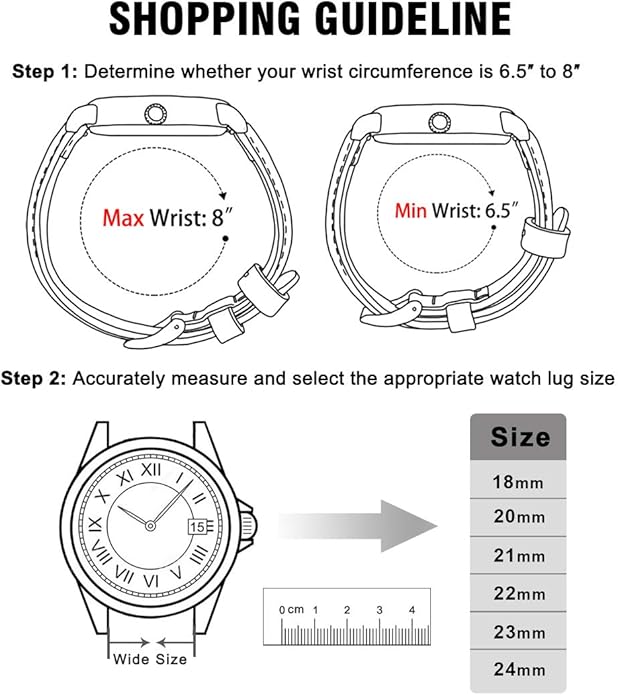 Ritche Christmas Gift Quick Release Leather Watch Bands Genuine Watch Straps for Men Women Top Grain Leather Watch Strap, White Elephant Gifts, Stocking Stuffers for Men, Father's Day gifts