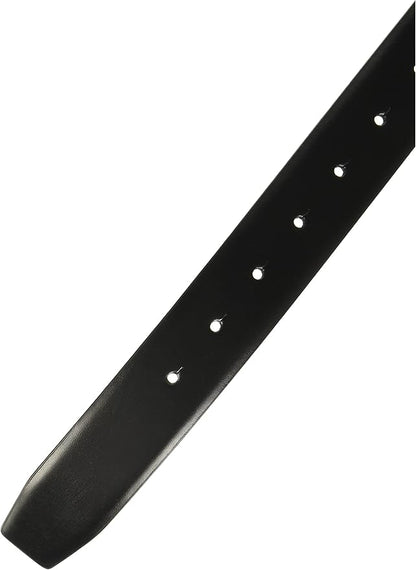 Perry Ellis Men's Portfolio Patterned Plaque 100% Leather Reversible Belt (Sizes 30-44 Inches)