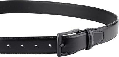 KM Legend Mens Leather Dress Belt for Work Business and Casual