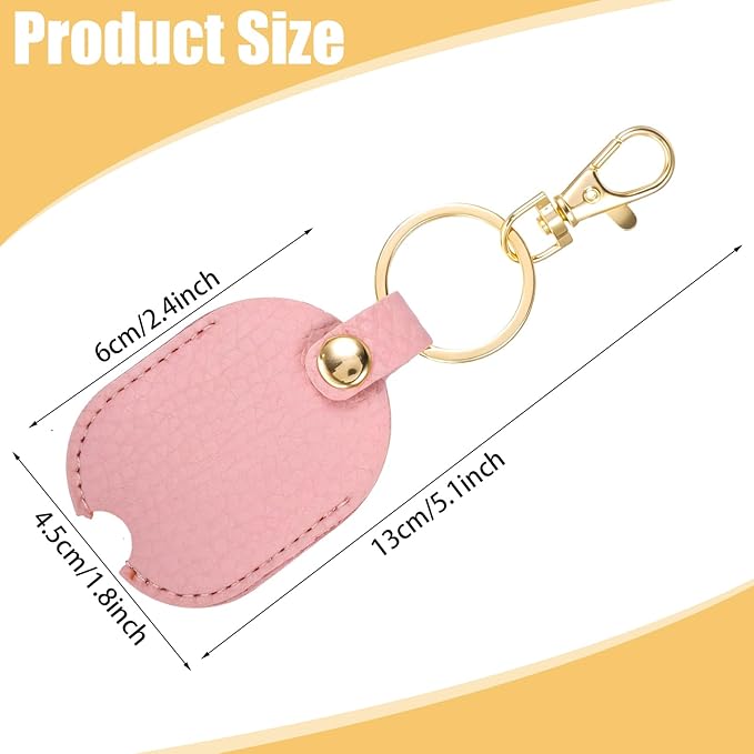 2Pcs Leather Car Key Cover Keychain Car Key Holder Leather Keychain Vintage Keys Fob Cover Stylish Keys Covers Caps Sleeve Broken Cars Loop Replacement Keychains Case Pouch Protector for Women Men