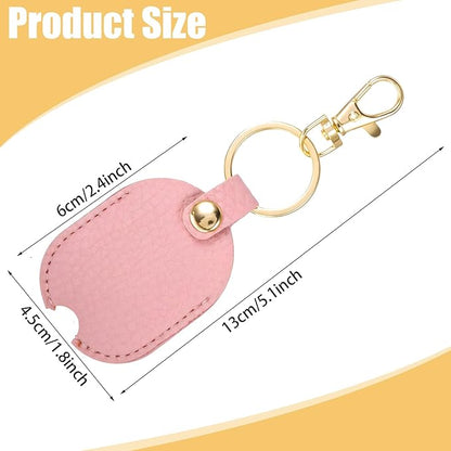 2Pcs Leather Car Key Cover Keychain Car Key Holder Leather Keychain Vintage Keys Fob Cover Stylish Keys Covers Caps Sleeve Broken Cars Loop Replacement Keychains Case Pouch Protector for Women Men